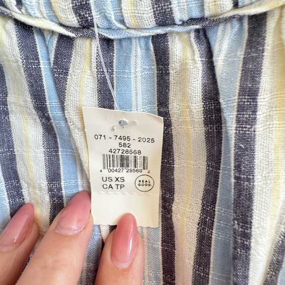 Aerie Striped Tiered Maxi Dress Sz XS - Picture 9 of 9